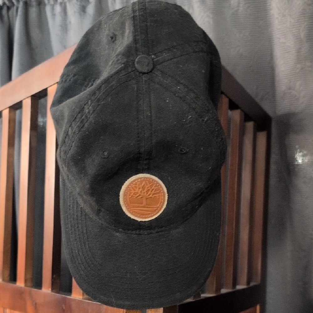 Timberland Adjustable Leather Strap Hat Cap